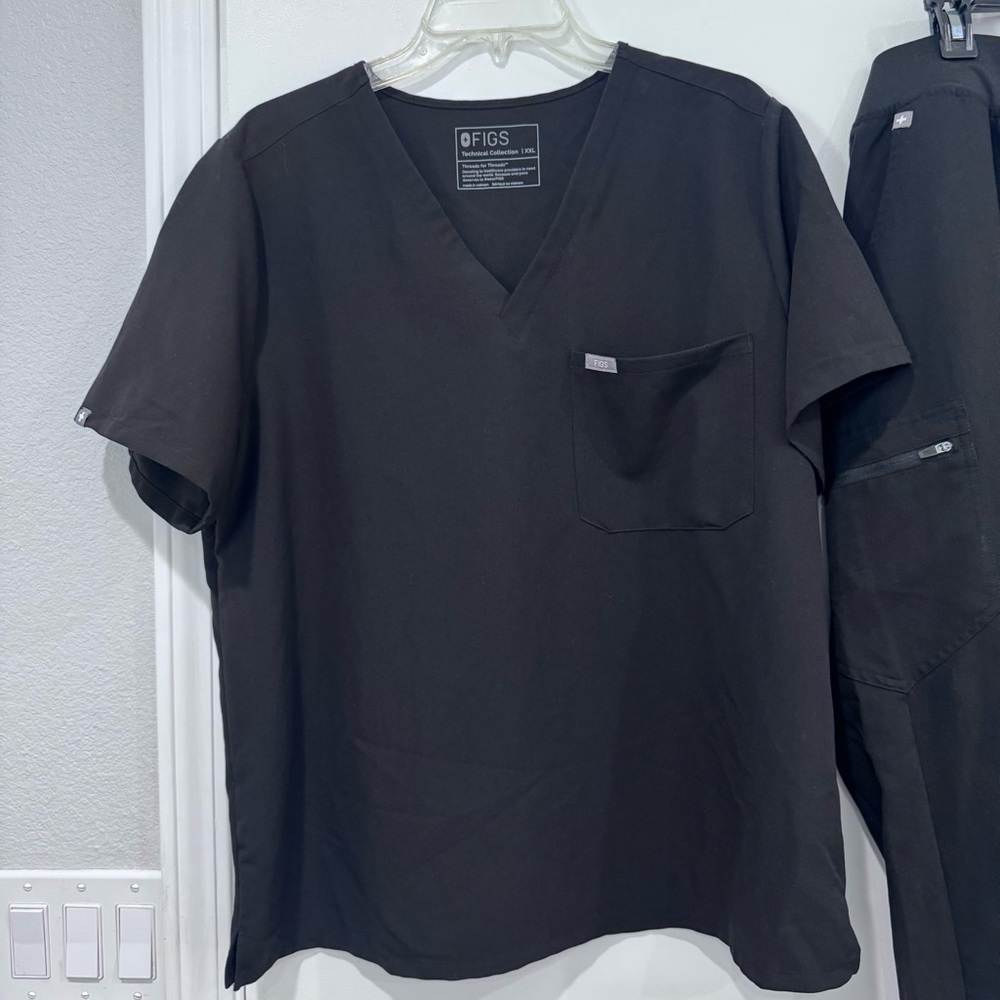 Figs Technical Collection Womens Scrub Set XXL Black - Picture 2 of 15